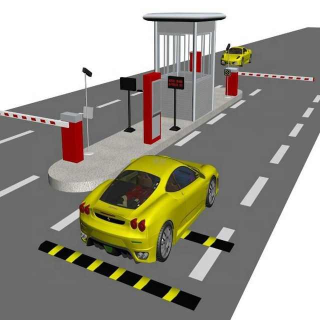 LPR IP camera License plate recognition parking management system