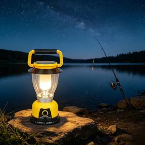 Solar <b>Rechargeable</b> <b>LED</b> Camping <b>Lantern</b>, Portable Handheld Tent Light with USB Charging, Waterproof Emergency Lamp for Outdoor Hi - Product Image 6