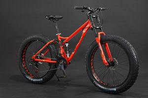 Bicicletas de Suspensión Completa con Cuadro de Acero y <span class=keywords><strong>Horquilla</strong></span> de Acero, Pedales Ordinarios, Velocidades 7/21/24/<span class=keywords><strong>27</strong></span>/30, Llantas Grandes 4.0 de <span class=keywords><strong>26</strong></span> y <span class=keywords><strong>27</strong></span>.<span class=keywords><strong>5</strong></span> Pulgadas, Venta al por Mayor de Fábrica - Product Image 3