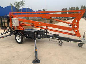 טריילר הידראולי מתנשא להרים בום 12 מ '-24 מ' קוטף יד דובדבן לקטיף פירות ותחזוקה גבוהה - Product Image 2