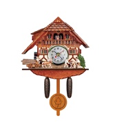 Horloge murale classique rétro en bois de Style rustique pour salon, hôtel, Restaurant