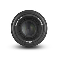 Objectif standard à grande ouverture YONGNUO YN50mm F1.8N, mise au point automatique/manuelle AF/MF, 7 lamelles, plein format, noir, pour appareils photo reflex numériques