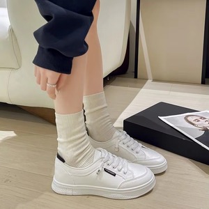Nouvelles chaussures décontractées de sport pour étudiants, rétro, plates, à bout rond, polyvalentes, à lacets, vente en gros - Product Image 4