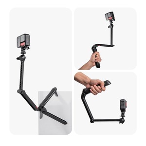 Support multi-positions <span class=keywords><strong>Insta360</strong></span> pour ACE PRO/ACE X5/X4/X3/GO 3/3S, <span class=keywords><strong>ONE</strong></span> RS/R/<span class=keywords><strong>X2</strong></span>/X, OSMO Pocket 3/2 DJI OSMO Action 4/3 GoPro Hero 12/11/10/9 - Product Image 2