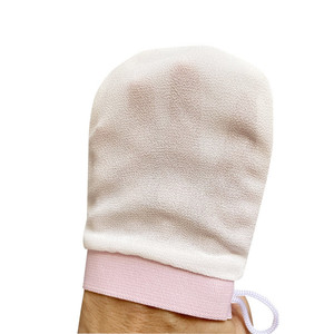 Gant exfoliant pour le visage en soie turque pour dissolvant de bronzage pour le visage gant de bronzage naturel - Product Image 6