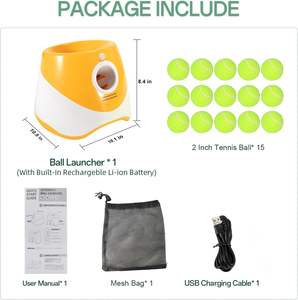थोक स्वचालित कुत्ते गेंद लांचर 3/6/9/12 टेनिस गेंदों पालतू मजाकिया इनडोर/आउटडोर उपयोग मूल कारखाने उत्पाद - Product Image 5