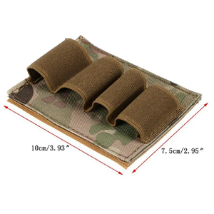 Funda Táctica Multifuncional de Nailon para Almacenamiento en Exteriores, Bolsa para Balas de Cuatro Orificios con Velcro, Funda para Escopeta - Product Image 2