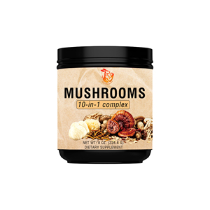 Poudre de champignons naturels personnalisée avec mélange d'extraits de corps fruiteur de champignons, soutien cognitif et amélioration de la concentration et de la mémoire - Product Image 1
