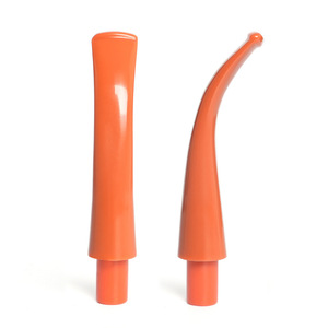 Pipe Mouthpiece Accessories Bent Stem 3mm 9mm Acrylic Filter Type Reusable Smoking Pipe Parts - Product Image 1