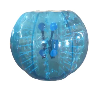 Game Apparatuur Tpu Body Zorb Bumper Bal Pak Opblaasbare Bubble Voetbal Met Gekleurde Stippen Voor Verkoop