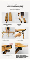 Table pliante réglable portable en acier inoxydable moderne de haute qualité, idéale pour les pique-niques en plein air, la plage et le camping