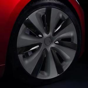 Compatible avec Tesla Model 3 Highland 2023, <span class=keywords><strong>enjoliveur</strong></span> de roue, cache-moyeu, 18 pouces, noir mat, design symétrique (4 pièces) pour <span class=keywords><strong>enjoliveur</strong></span> de roue Model 3 <span class=keywords><strong>Aero</strong></span> - Product Image 1