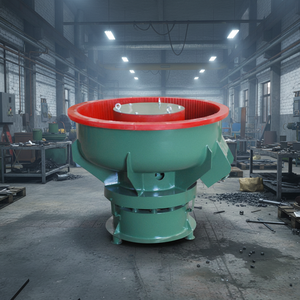 Equipamento de Polimento Vibratório de 30L para Acabamento de Superfícies de Peças Metálicas Industriais, Desbaste e Acabamento em Massa de Aço Inoxidável e Alumínio - Product Image 1