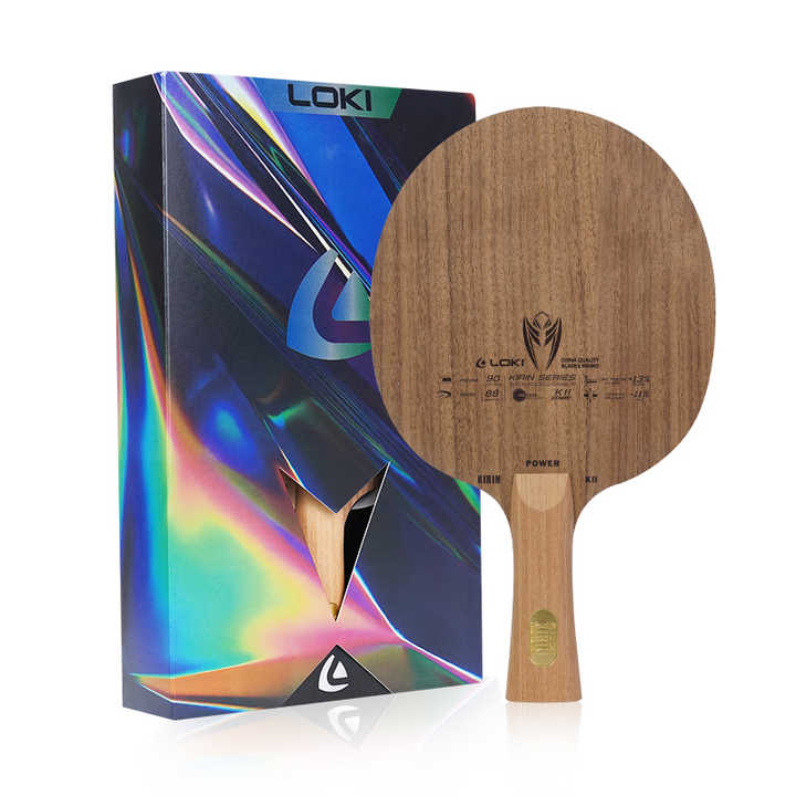 Loki Pro Rackets Loki K11 Racquet Edge Walnut - Professional Pingpong Racket