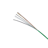 LSZH kabel serat optik 12 inti, jaket LSZH/PVC selubung gesekan rendah mudah instalasi Air-Blown kabel komunikasi pusat