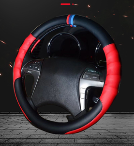 Couverture de <span class=keywords><strong>volant</strong></span> de voiture en cuir véritable personnalisée d'approvisionnement d'usine pour <span class=keywords><strong>Toyota</strong></span> <span class=keywords><strong>Rav4</strong></span> Highlander Camry Corolla Prado bon prix - Product Image 2