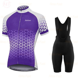 Dames Racefiets Fietskleding Set Ademend Snel Droog <span class=keywords><strong>Jersey</strong></span> En Gewatteerde <span class=keywords><strong>Shorts</strong></span> Mtb Outfit Voor Racen Of Training - Product Image 1