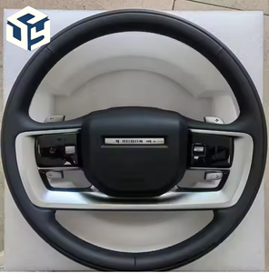 Volante de Fibra de Carbono con Cuero Perforado LED para Land Rover Sport Range <span class=keywords><strong>SVR</strong></span> L494 L405 <span class=keywords><strong>Evoque</strong></span> - Product Image 3