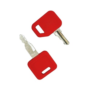 Jeu de clés d'allumage (démarreur) pour équipement lourd (2 clés d'usine) pour JD <span class=keywords><strong>FIAT</strong></span> Hitachi H800 et pour chargeuses compactes sur chenilles T209428 KV13427 - Product Image 1