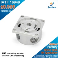 Pièces usinées CNC de précision en titane de qualité aérospatiale, composant de fraisage précis 5 axes, pièce de tournage CNC métallique industrielle sur mesure