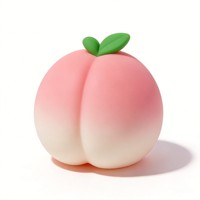 FuYi Grote Aardbei Knijpfiguur Zachte Perzik Langzaam Terugverende Realistische Grote Fruitmodel Banaan Stressverlichtende Speelgoed voor Kinderen