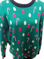 Pulls en jacquard double face en coton et acrylique, style Noël mignon, pour hommes et femmes, tricotés pour l'hiver, pour le commerce extérieur