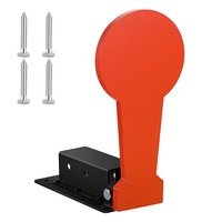 Cible de tir portable en acier AR500 avec réinitialisation automatique, idéale pour la pratique du tir en extérieur.