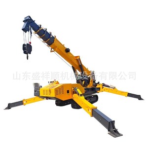 <b>Spider</b> Crane Electric <b>Remote</b> <b>Control</b> Foldable All Terrain Lifting Equipment For High Altitude Work - Product Image 3