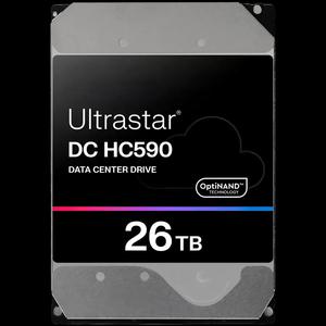 Disque dur interne Ultrastar DC HC590 26 To 3,5 pouces SATA 6 Gb/s 7200 tr/min à hélium CMR pour serveur RAID NAS WUH722626ALE6L4 - Product Image 3