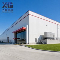 Structure métallique préfabriquée à grande portée en acier Q355B durable pour bâtiments industriels