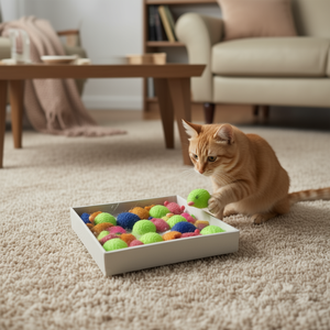 Toy Mouse Ball Cat Toy 12Pcs Ref 14774 Mnj - Product Image 2