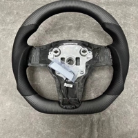 Volante in Fibra di Carbonio a Forma di D Senza Piastra di Copertura per Tesla Model Y Legacy
