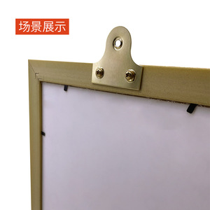Arc Shaped Concealed Hanging Connecting Piece Photo <b>Frame</b> Hardware 814 Silver Gold Durable Stainless Steel Iron Plating - Product Image 3