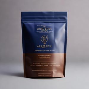 Bolsa de Fondo Plano para Café en Grano Entero de Grado Premium de <span class=keywords><strong>Huila</strong></span>, Colombia, Personalizada, Libre de BPA, con Alta Barrera de Protección, Aprobada por la FDA - Product Image 1