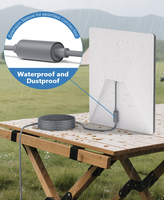 Câble d'extension étanche DC 5521 Femelle vers Mâle avec indice de protection IP67/68 et gaine en PVC pour Starlink Mini, rallonge d'alimentation pour camping-car et camping