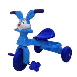 Pink Bunny Kids Tricycle With Push Handle Plastic Foam Wheels For 2 To 4 Years Old Children - Product Image 5