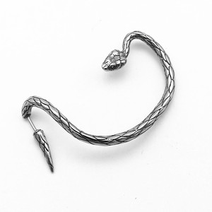 yunnique Snake Titanium Steel <b>Cuff</b> <b>Earring</b> For Party Men Women Fashion Jewelry - Product Image 2