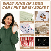 Calcetines de Yoga OEM/ODM para Mujer y Jóvenes, Calcetines de Pilates Antideslizantes con Logotipo Personalizado en la Parte Inferior, Calcetines con Agarre al Por Mayor