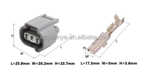 Connecteur de capteur de vitesse automobile 3 broches 2,2 mm DJ7035B-2.2-21 étanche pour compteur de vitesse et capteur de kilométrage, faisceau automobile - Product Image 6
