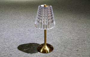 โคมไฟตกแต่งบ้านสไตล์มินิมอลลิสต์,โคมไฟข้างเตียงโคมไฟตั้งโต๊ะคริสตัล Led แบบอเมริกันสำหรับห้องนอน - Product Image 6