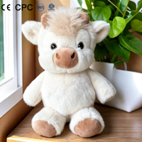 Koleksi Boneka Hewan Lucu Seri Trend Running Funboxes: Sapi Highland, Panda, Domba dengan Kaki Bergerak Interaktif, Hadiah
