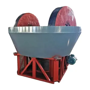 Precio bajo China Grinding Wet Pan Mill Equipo para Gold Wet Pan Mill Gold Milling Machine