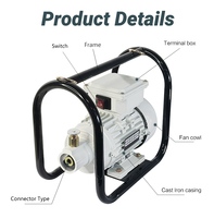 Hochleistungs-Elektrovibratormotor, 60 Hz, 2840 U/min, 220 V, 1,5 PS, koreanischer Typ, Betonvibrator