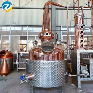 1000L schlüssel fertige Getränke verarbeitung linie Brennerei ausrüstung Wodka Gin Whisky Destillation ausrüstung Alkohols brenner - Product Image 2