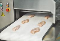 Trancheur horizontal automatique, pour la viande des seins de poulet, avec système de triage intelligent pour épaisseur réglable