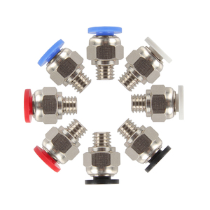 Pour Creality Ender 3Pro/V2 <span class=keywords><strong>Ender5</strong></span> Pro/Plus CR-10 pièces d'imprimante 3D PC4-M6/M10 raccord pneumatique PTFE Tube pousser connecteur rapide - Product Image 4