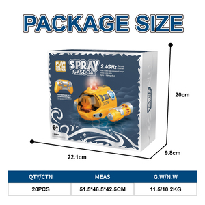 Jouets Lucky Toys, <span class=keywords><strong>sous</strong></span>-<span class=keywords><strong>marin</strong></span> télécommandé pour piscines, bateau télécommandé lumineux, bateau à gaz télécommandé, jouet aquatique pour adultes et enfants - Product Image 2