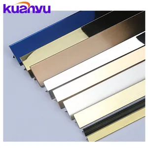 Hot Sale Tile Corner Trim Stainless Steel T Profile Decorative Strip For Tile Corner