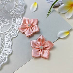 Directo del fabricante de China, cinta de satén decorativa de doble lazo hecha a mano de nailon para accesorios de ropa interior - Product Image 1