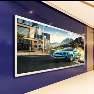 Letrero LED de Pared, Caja de Luz para Exposiciones y Ferias Comerciales, Marco de Aluminio, <span class=keywords><strong>Cartel</strong></span> <span class=keywords><strong>Luminoso</strong></span> Rectangular, Soporte para Póster Interior, <span class=keywords><strong>Publicidad</strong></span> - Product Image 6